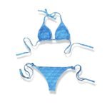 Azure Turtle Tie-Side Bikini
